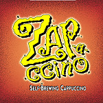 Final logo design, Zap-a-ccino.